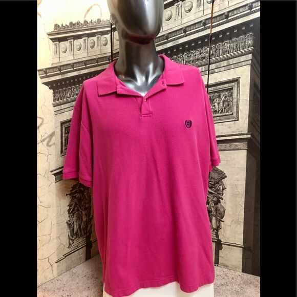 Beautiful hot pink polo shirt by Chaps in XXL - Picture 1 of 1